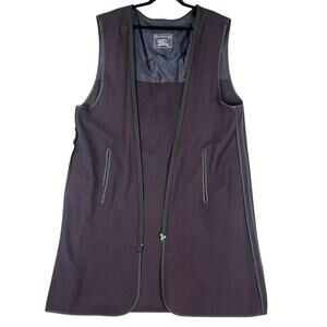 Vintage Burberry’s Wool Coat Liner Zip In and Out XL Sleeveless Luxury Winter